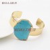 Gold Bangle Bracelet Gold Plated Bangle Bracelet Turquoise Jewelry Gold Plated Turquoise Free Form Bangle