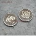 Letter Pendant Coin Pendant Soldered Jewelry Soldered Round Shape Letter Love Connector Replica Coin