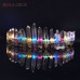 Crystal Crown Crystal Jewelry Crown Light Up Jewelry Light Up Free Form Pillar Smoky Crystal Crown