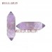 Stone Amethyst Crystal Jewelry Double Terminated Point Hexagon Faceted Amethyst Crystal Loose Stone