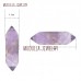 Stone Amethyst Crystal Jewelry Double Terminated Point Hexagon Faceted Amethyst Crystal Loose Stone