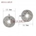 Pendant Jewelry Star Pendant Clear Silver Plated Cubic Zirconia Round Shape North Star Starburst Pendant