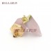 Quartz Crystal Pendant Crystal Point Pendant Hexagonal Prisms Point Gold Plated Rose Quartz Crystal Pendant