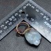 Antique Raw Quartz Pendant Aquamarine Pendant Antique Bronze Plated Aquamarine Raw Quartz Free Form Pendant