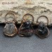 Antique Crystal Pendant Jewelry Antique Pendant Free Form Antique Bronze Plated Smoky Crystal Morion Pendant