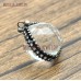 Crystal Jewelry Solder Pendant Antique Silver Plated Glass Crystal Soldered Drop Pendant