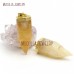 Gold Crystal Point Pendant Citrine Pendant Gold Plated Citrine Crystal Free Form Pillar Point Pendant