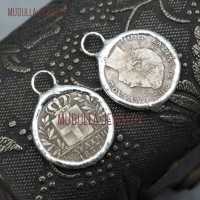 Soldering Copper Jewelry Copper Coin Pendant Solder Pendant Soldered Round Shape Pendant Replica Coin