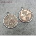 Round Pendant Jewelry Solder Pendant Copper Jewelry Soldered Round Shape Pendant Replica Coin