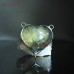 Jewelry Solder Jewelry Heart Labradorite Pendant Heart Shape Pendant Labradorite Soldered Heart Shape Pendant