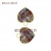 Gold Heart Gold Crystal Pendant Heart Shape Pendant Gold Plated Amethyst Crystal Heart Shape Pendant