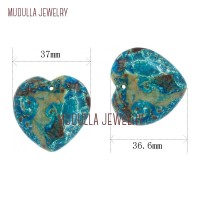 Heart Pendant Jewelry Heart Shape Pendant Ocean Jasper Heart Shape Pendant